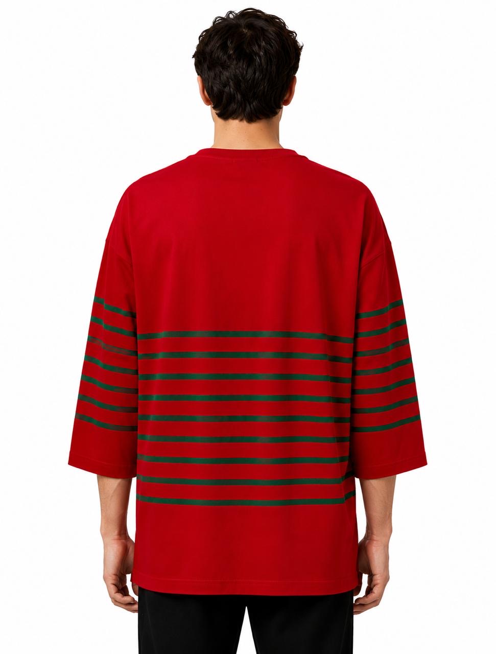 T-shirt Heritage Homme – Rouge & Vert
